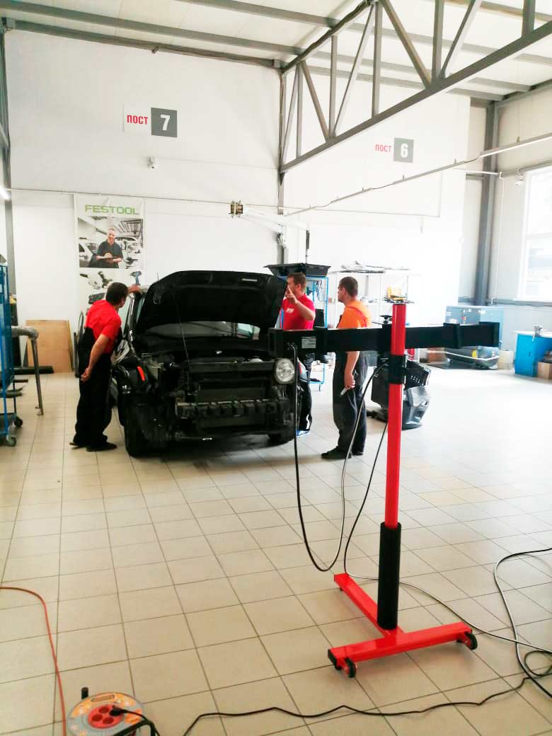 Измерение отклонений геометрии кузова автомобиля в Техническом Центре «ВОЛИН»